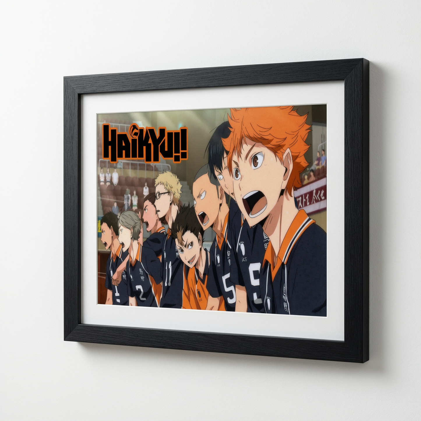 Haikyuu!! Karasuno Volleyball Team - Wooden Framed Canvas