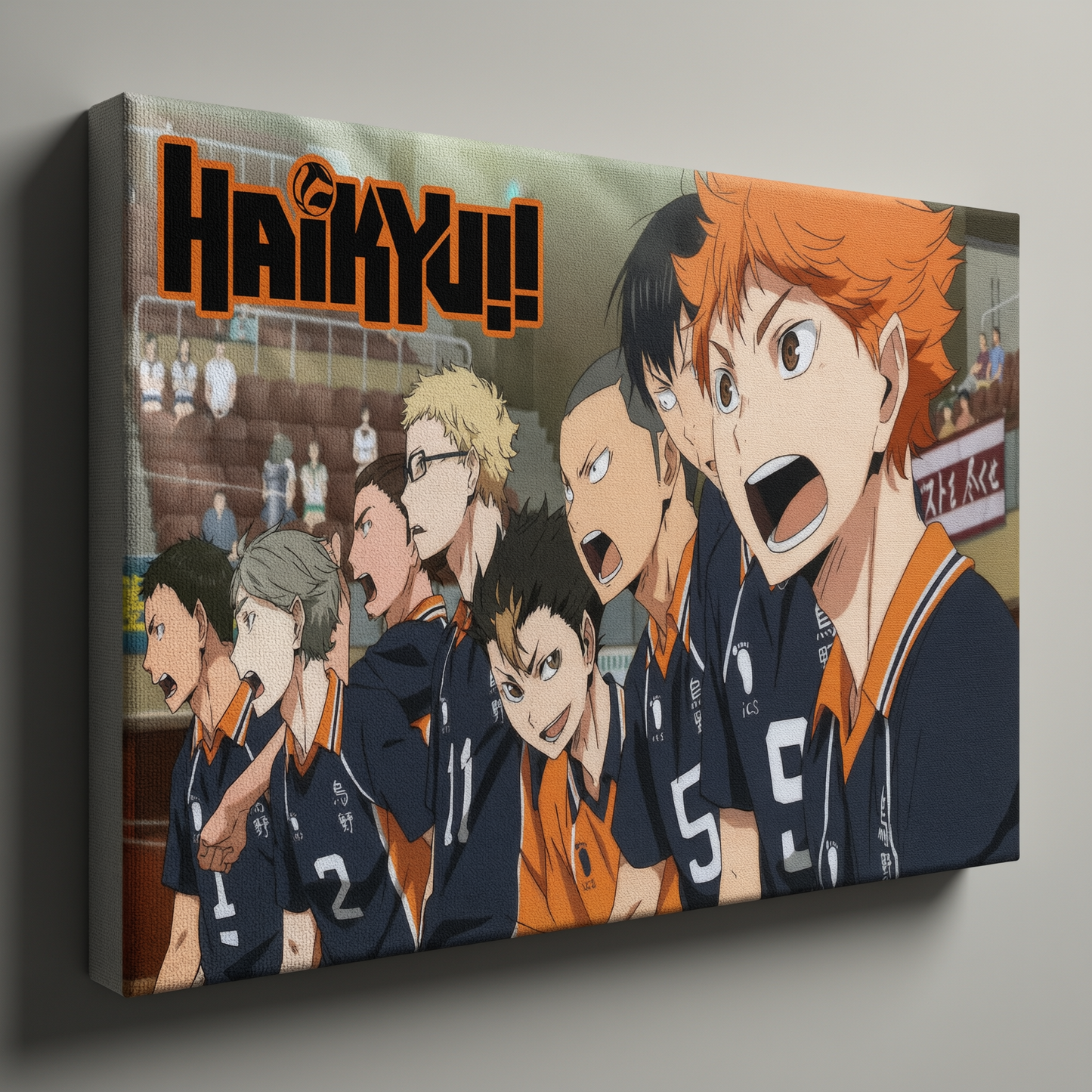 Haikyuu!! Karasuno Volleyball Team - Stretched Canvas