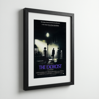 The Exorcist Classic Horror Poster - Wooden Framed Canvas