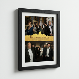Downton Abbey Movie Poster - Wooden Framed Canvas