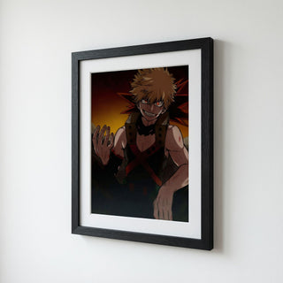 Bakugo Intense Anime Art