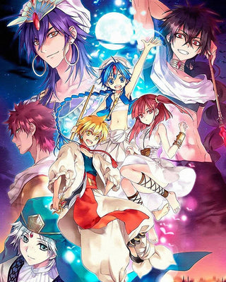 Magi Anime Adventure Group Poster