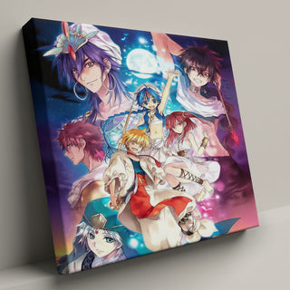 Magi Anime Adventure Group Poster