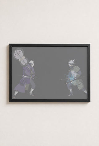 Naruto Kakashi vs Obito Battle