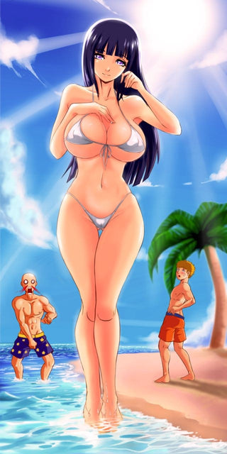Hinata Hyuga Bikini Beach Poster