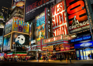 Times Square Broadway Night