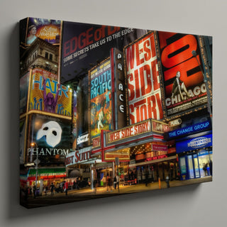 Times Square Broadway Night