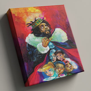 Regal King Vibrant Art Poster