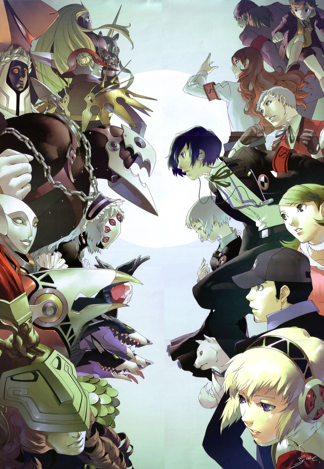Persona 3 Characters vs Personas