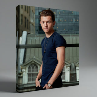 Tom Holland Casual Portrait Poster