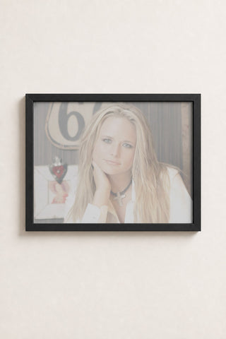 Blonde Country Singer Portrait Poster