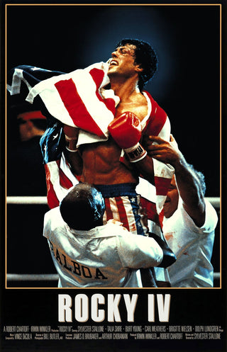 Rocky IV Classic Movie Poster