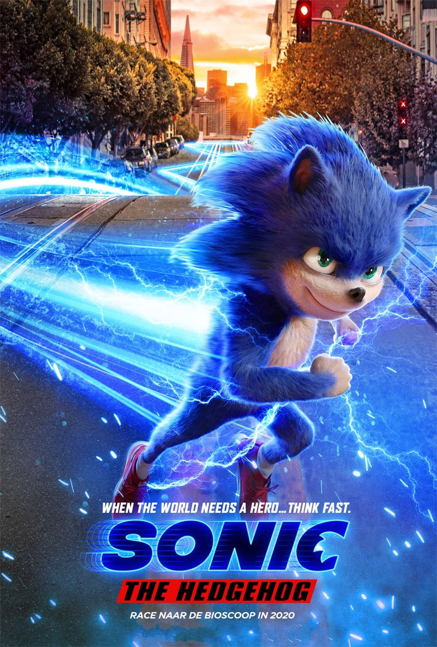 Sonic The Hedgehog Movie Poster