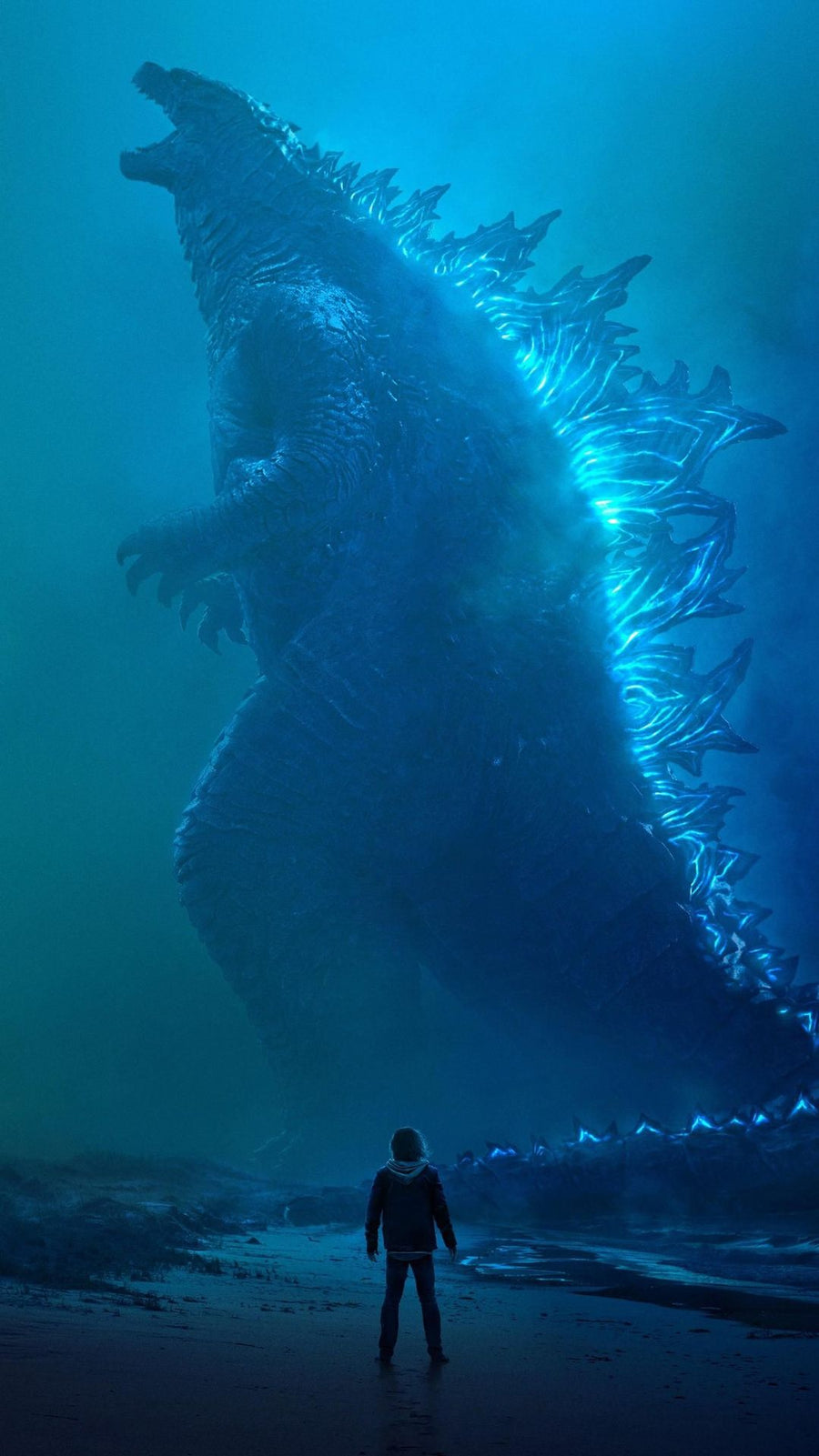 Godzilla Blue Glow Poster