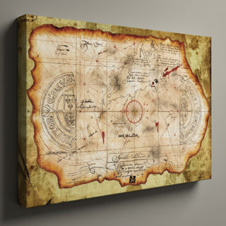 Pirates of the Caribbean Treasure Map