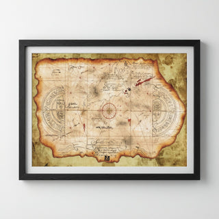 Pirates of the Caribbean Treasure Map