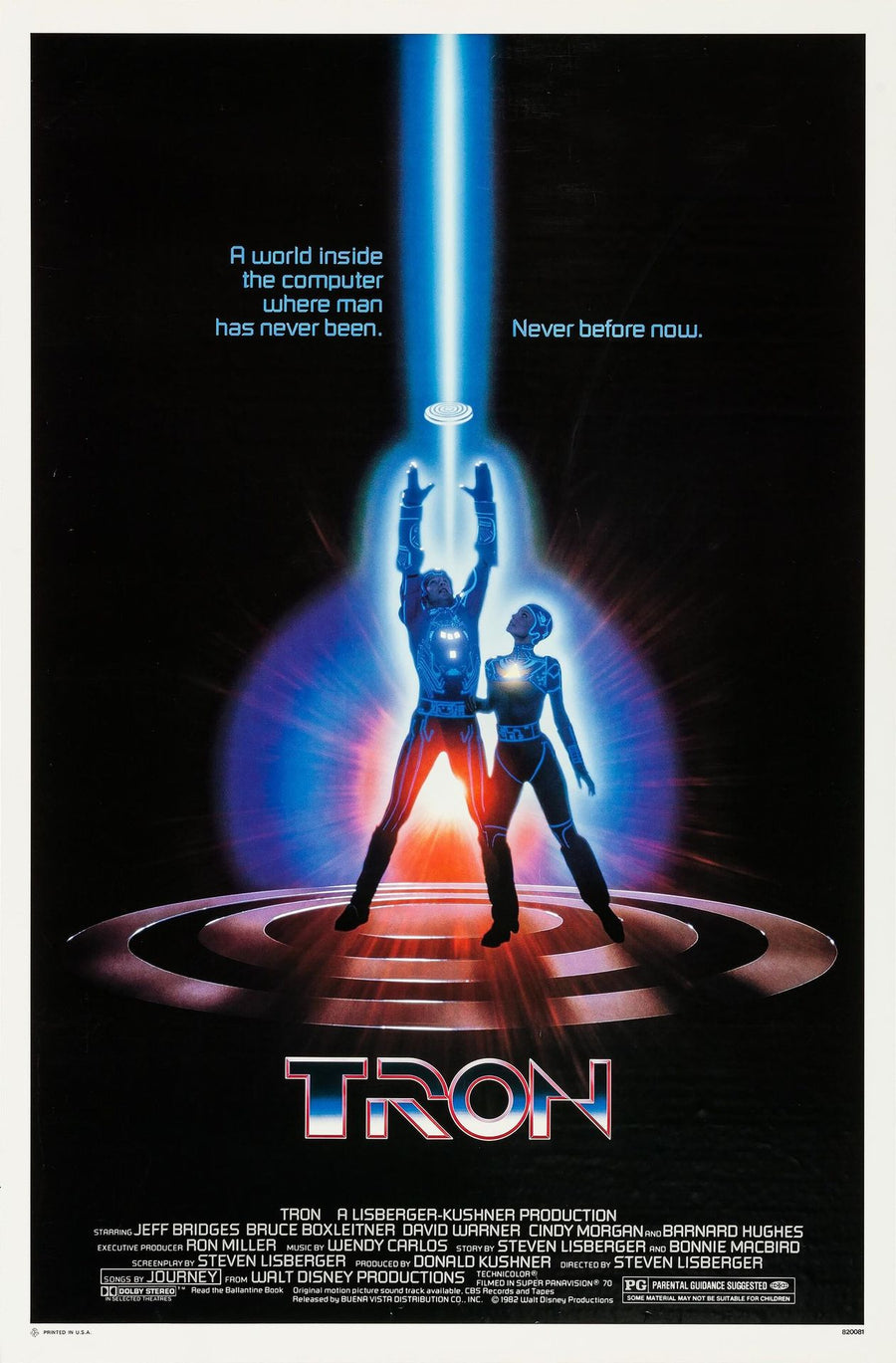 Tron Classic Sci-Fi Poster