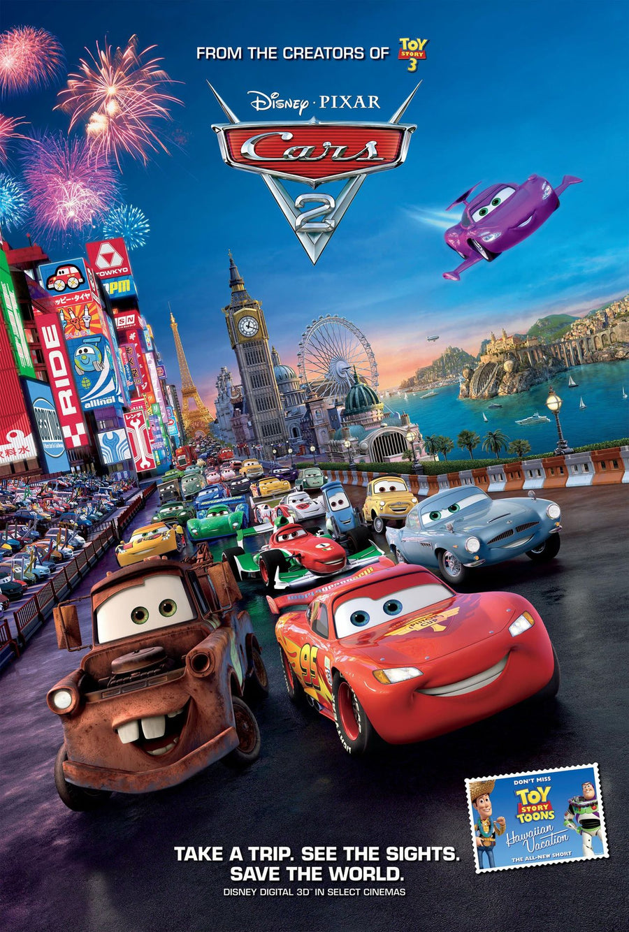 Disney Pixar Cars 2 Poster