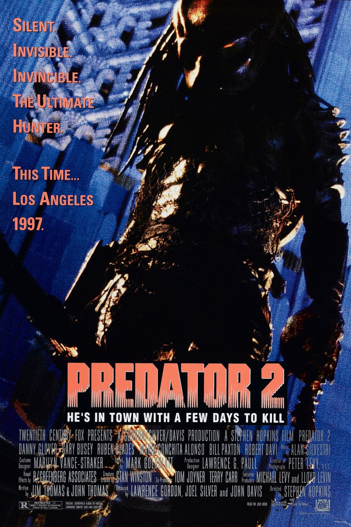 Predator 2 Classic Movie Poster