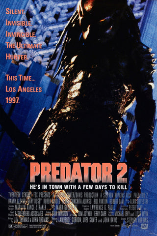 Predator 2 Classic Movie Poster