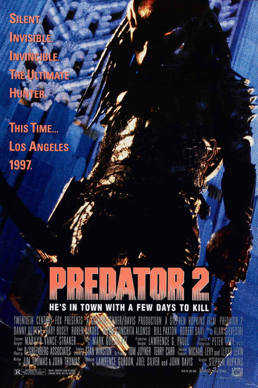 Predator 2 Classic Movie Poster