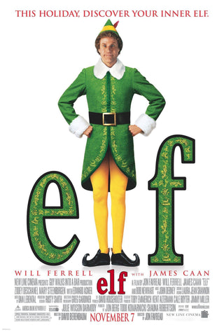 Elf Classic Holiday Movie Poster