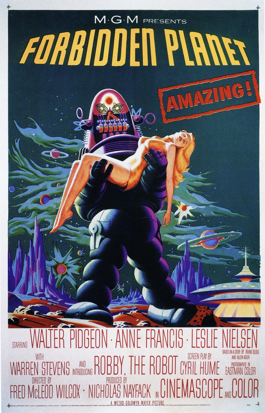 Forbidden Planet Classic Movie Poster