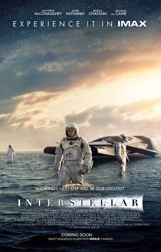 Interstellar IMAX Movie Poster