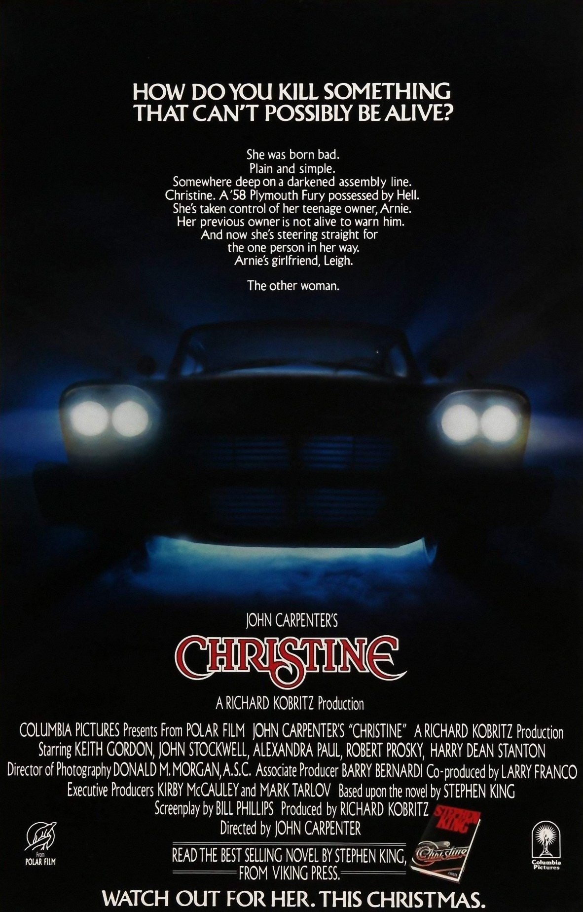 Christine Classic Horror Movie Poster