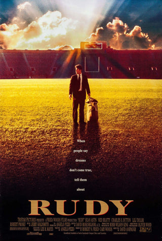 Rudy Inspirational Sports Movie Poster