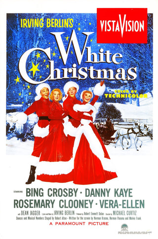White Christmas Vintage Movie Poster