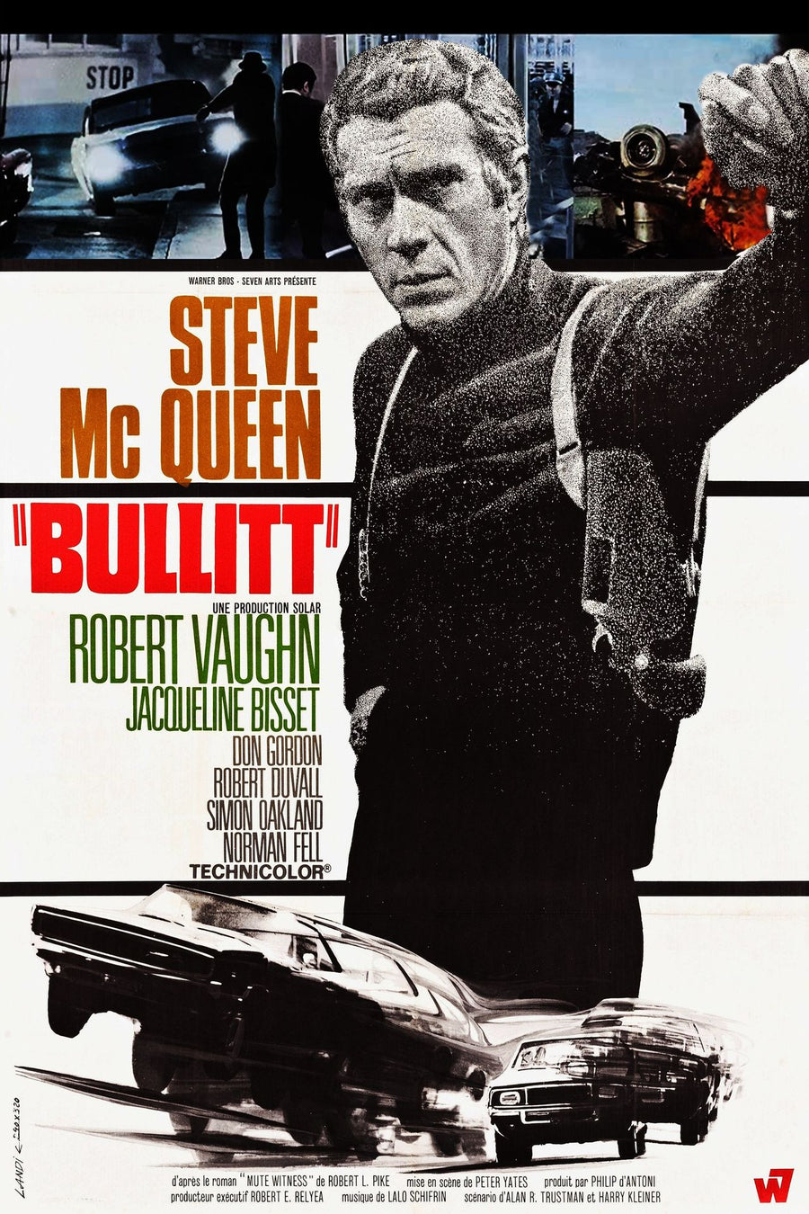 Classic Bullitt Movie Poster