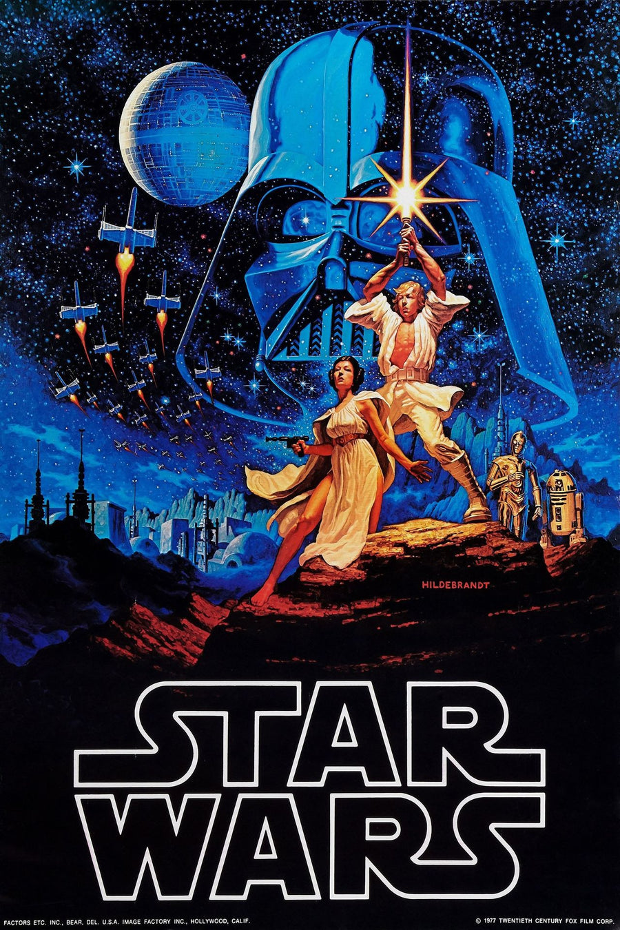 Classic Star Wars Movie Poster
