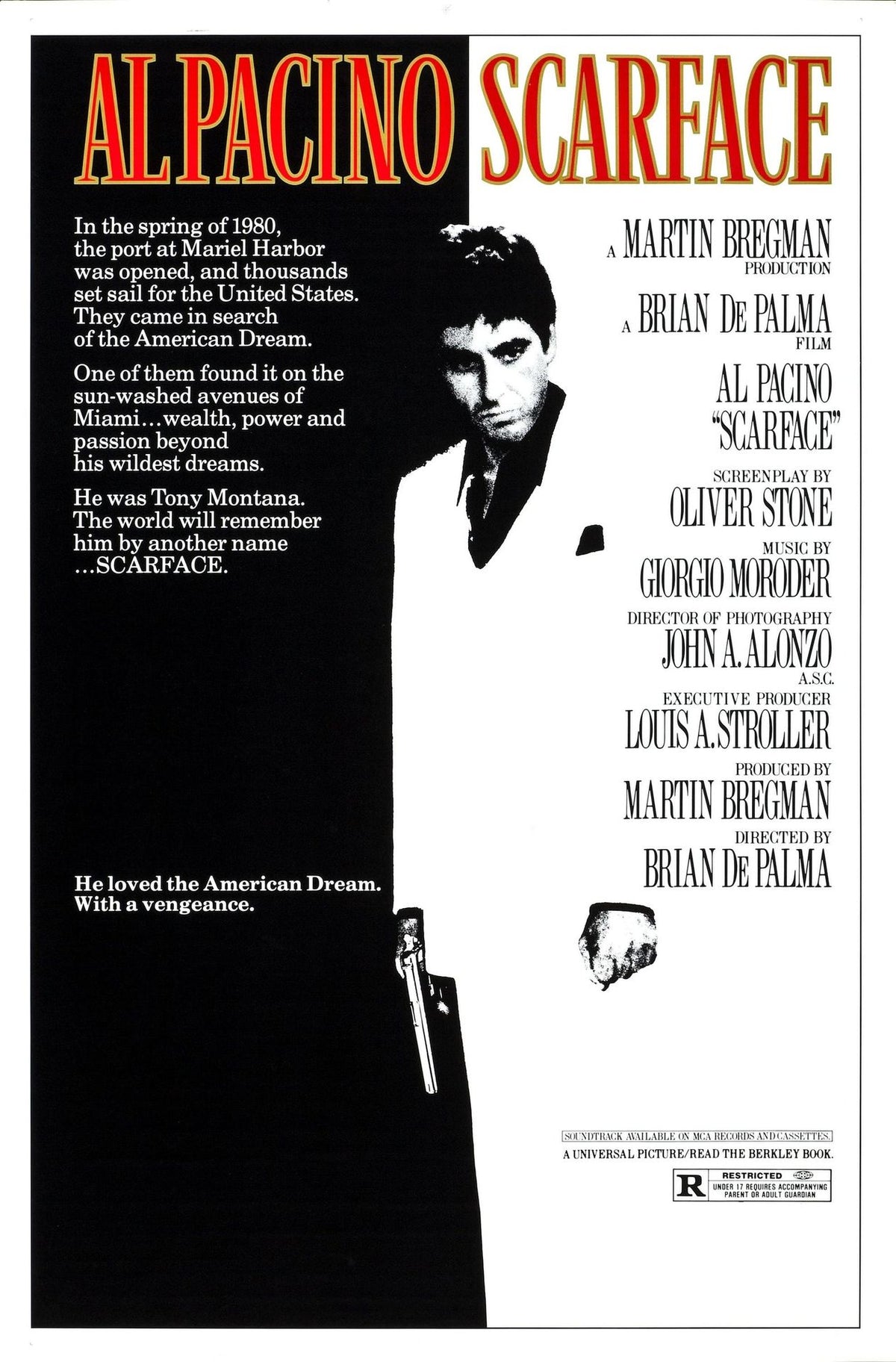 Scarface Al Pacino Movie Poster