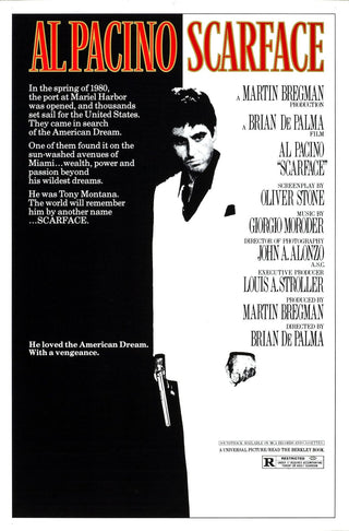 Scarface Al Pacino Movie Poster