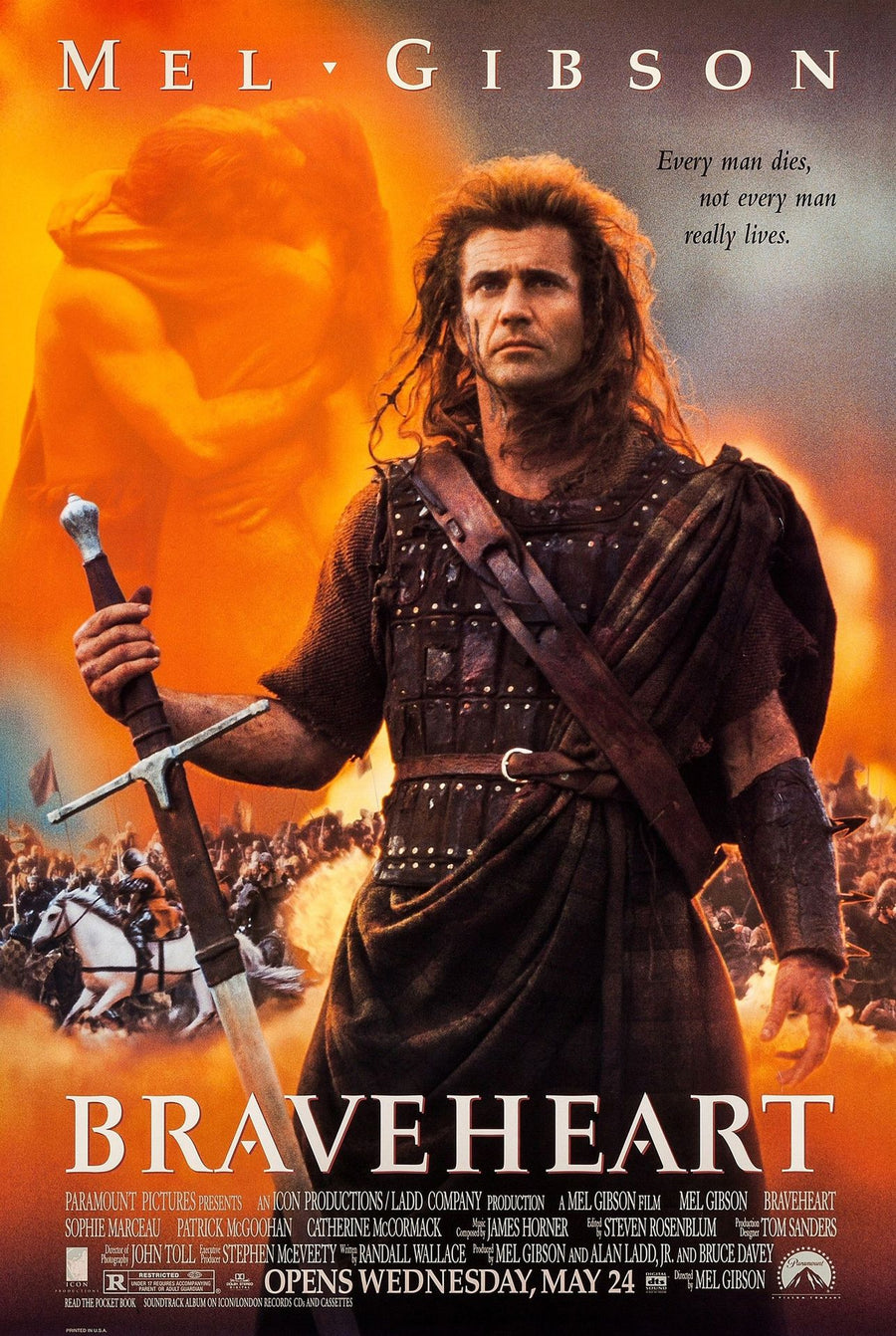 Braveheart Classic Movie Poster