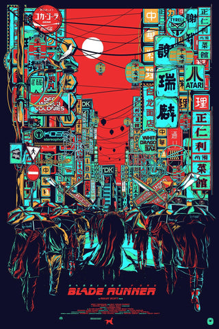 Blade Runner Neon City Poster