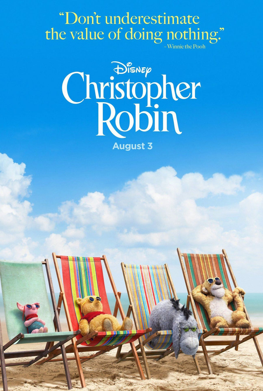 Christopher Robin Beach Poster