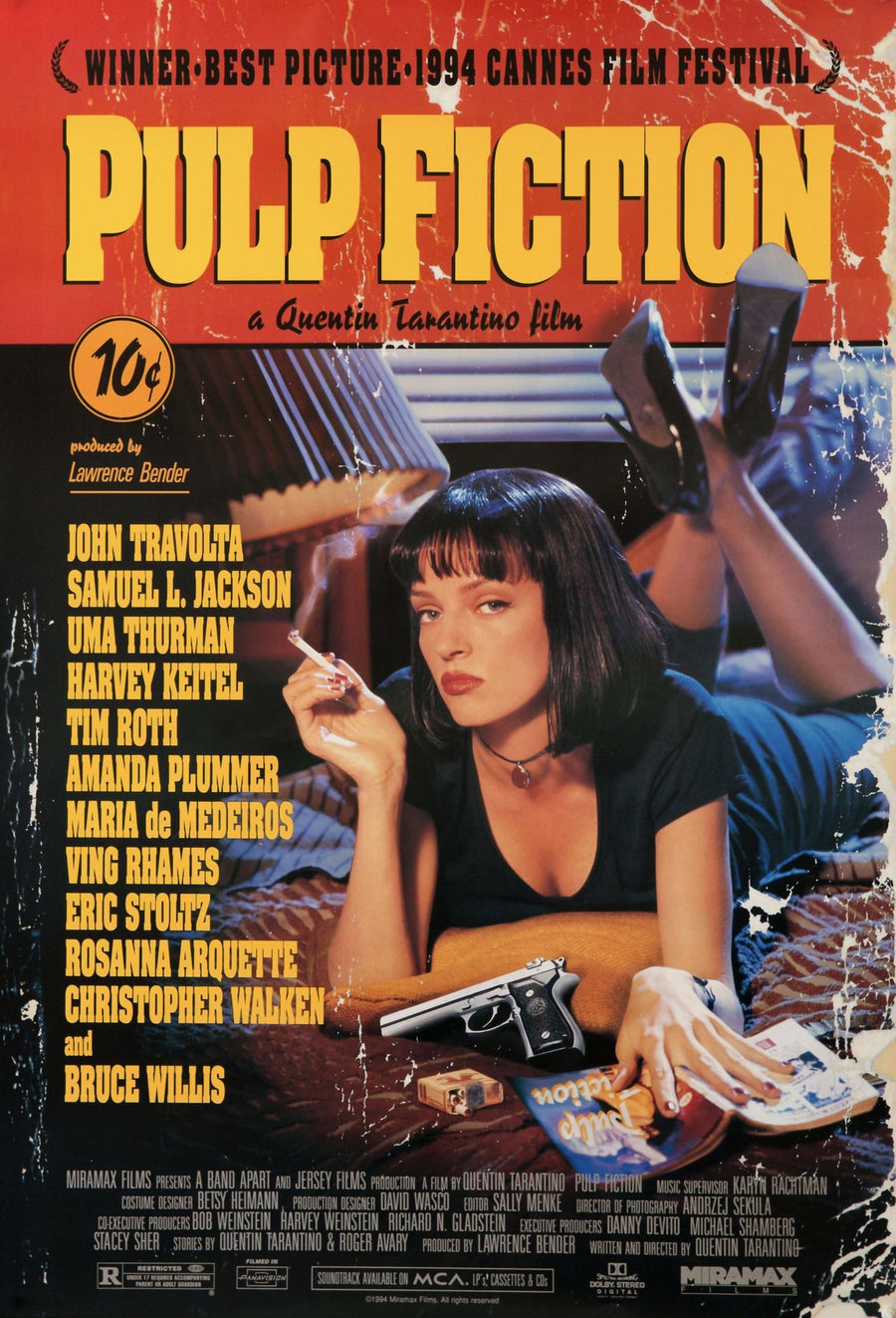 Pulp Fiction Classic Movie Poster