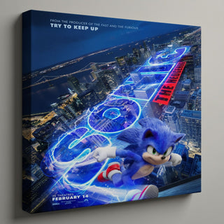 Sonic The Hedgehog Action Poster