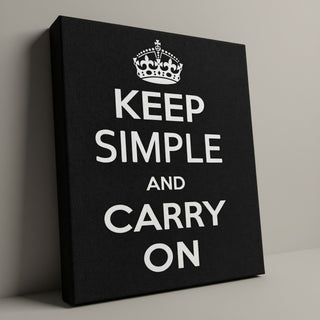 Keep Simple And Carry On