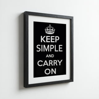 Keep Simple And Carry On