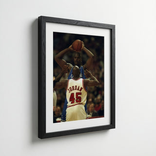 Jordan vs Shaq NBA Legends Poster