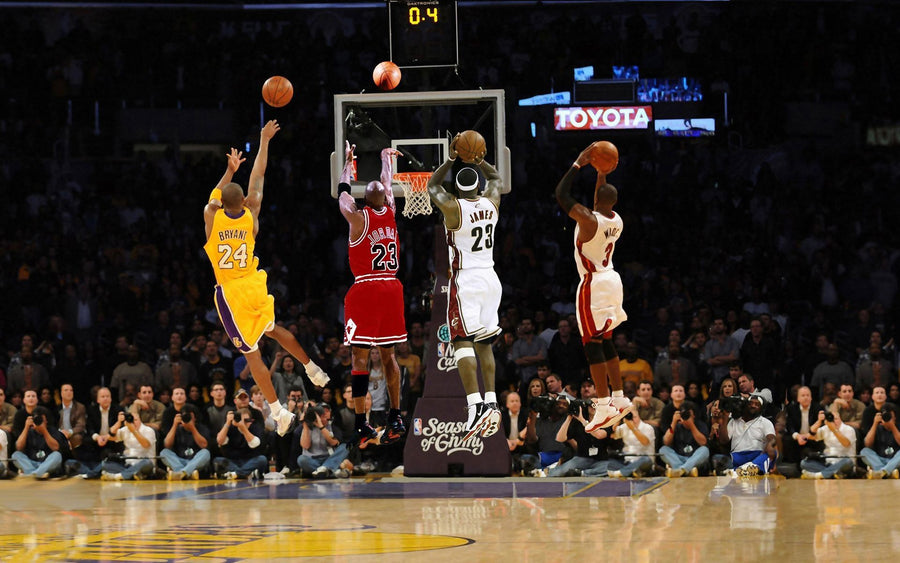 NBA Legends Basketball Composite