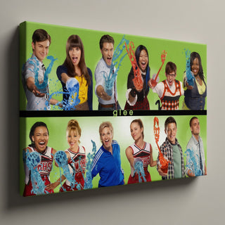 Glee Cast Slushie Throw Poster