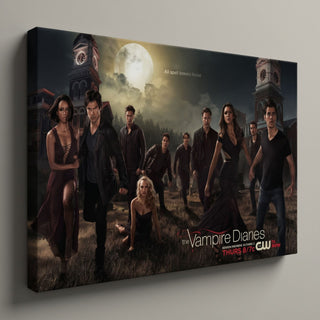 The Vampire Diaries Cast Poster