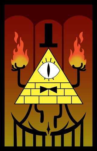 Bill Cipher Gravity Falls Poster