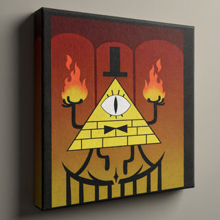 Bill Cipher Gravity Falls Poster