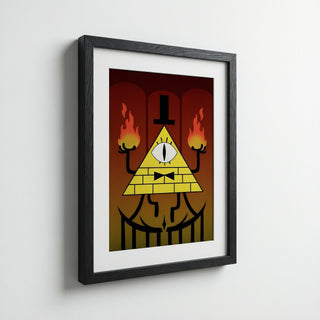 Bill Cipher Gravity Falls Poster
