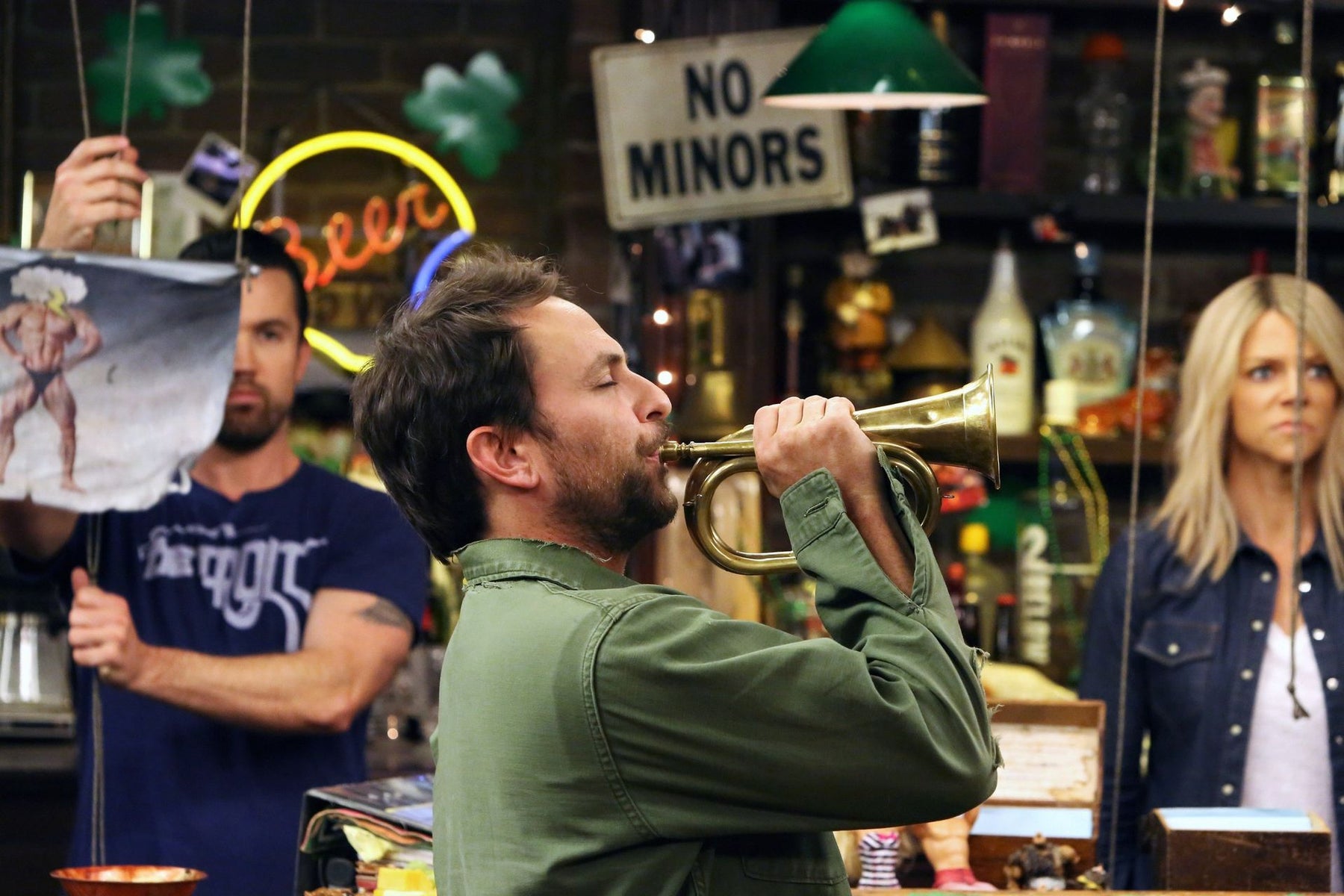 Always Sunny Trumpet Scene